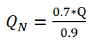 排氣量QN計(jì)算公式